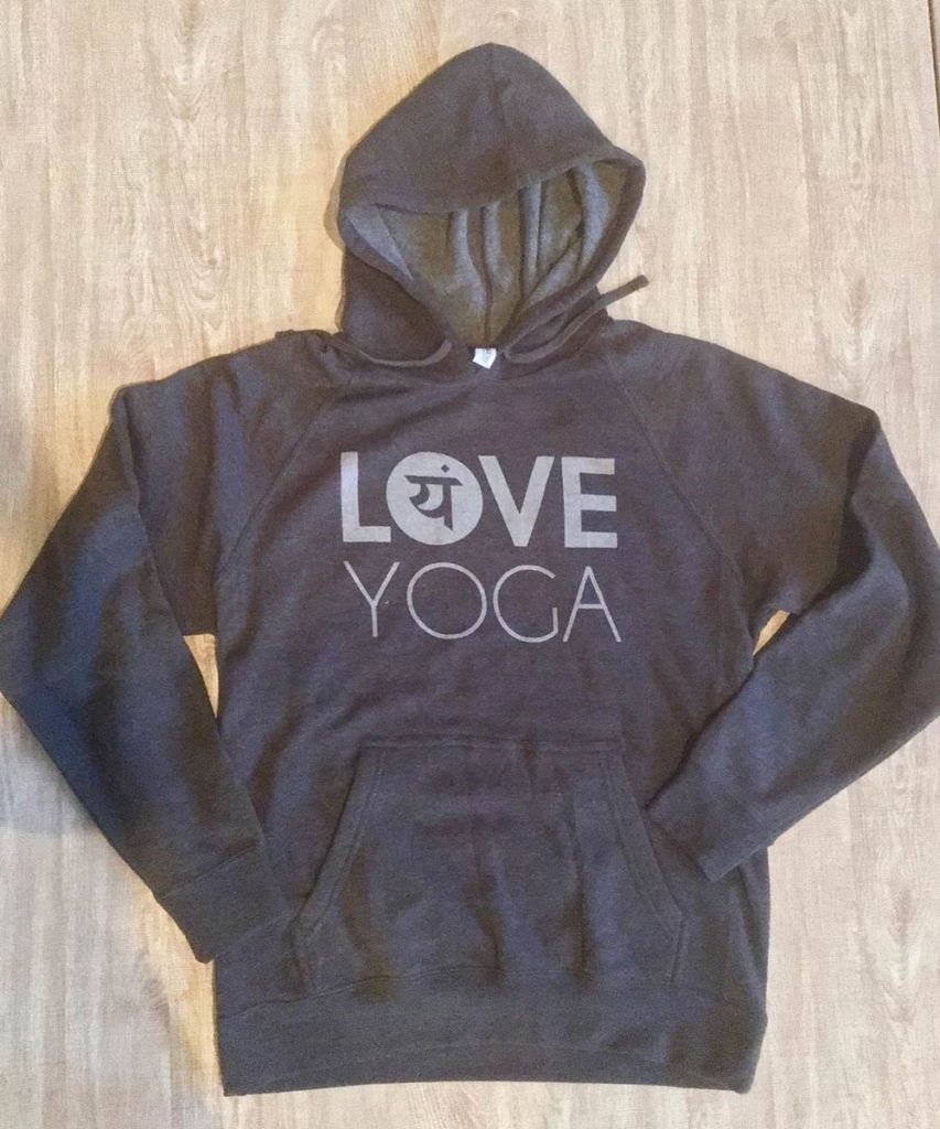 Love Yoga Hoodies from Love Yoga Studios in Albany, Oregon
